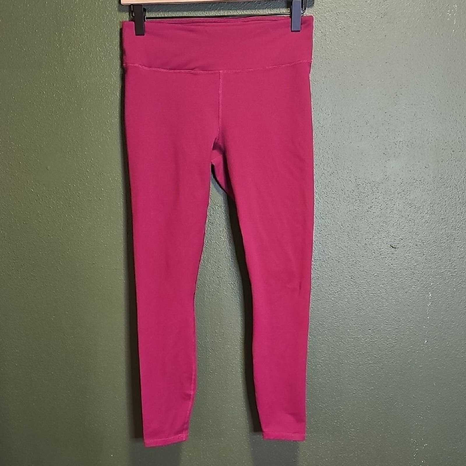 Fabletics Leggings Pink Raspberry Define Mid Rise… - image 1