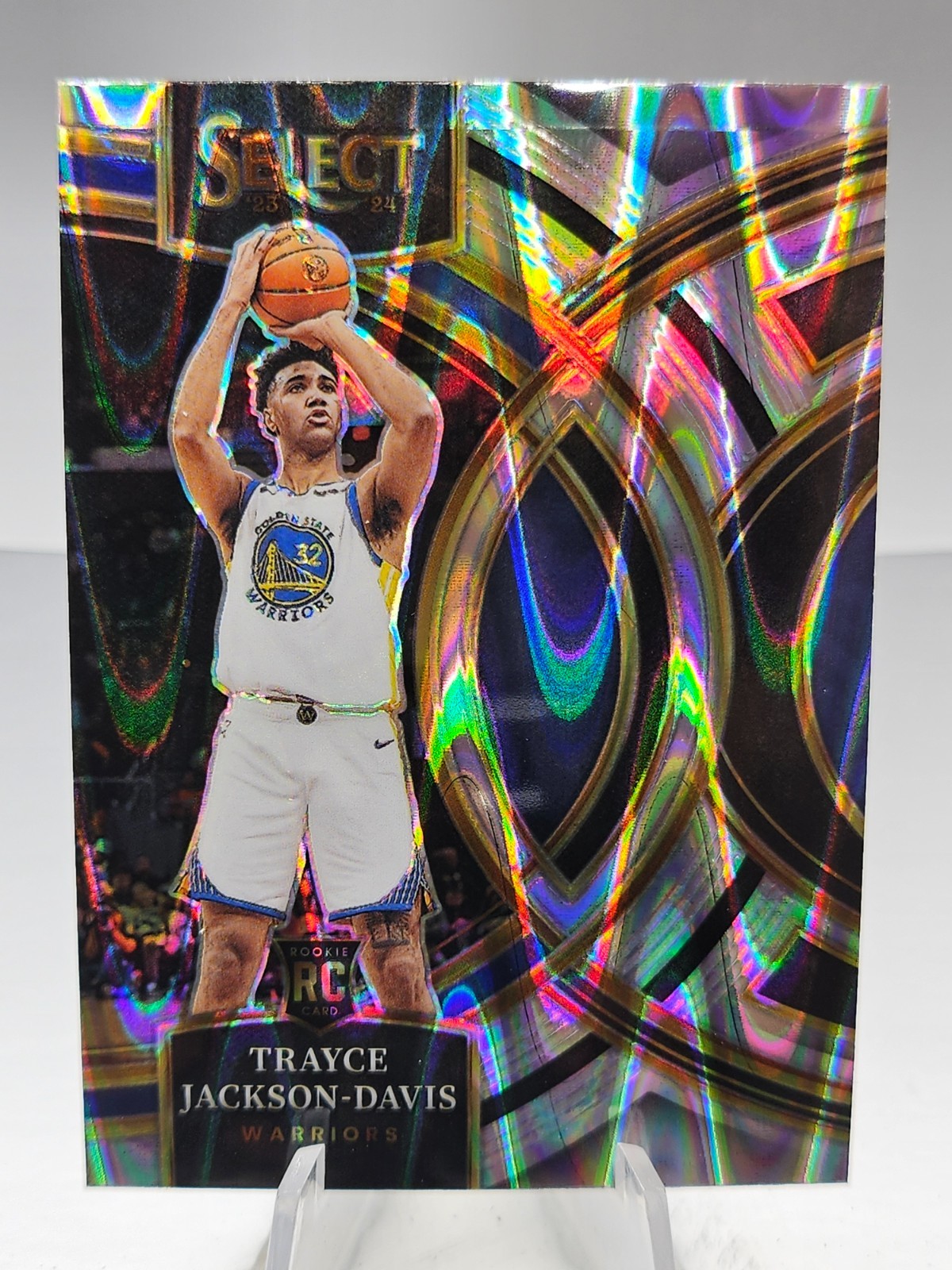 Trayce Jackson-Davis 2023-24 Panini Select Premier Tectonic Prizm RC #117