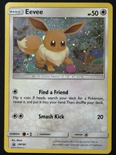 Eevee Pokemon Card Sun & Moon Black Star Promo #SM184 TCG Holo SWIRL on eBay