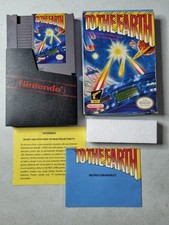To The Earth Nintendo NES 1989 CIB Tested Complete