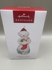 Hallmark Porcelain Ornament 2024 Snowtop Lodge #20 Noelle T. Klaus NEW B46