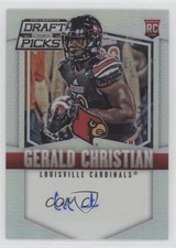 2015 Panini Prizm Collegiate Draft Picks Silver Gerald Christian #187 Auto b6y