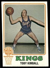 1973-74 Topps Toby Kimball #37 KC-Omaha Kings