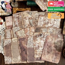 Vintage Lace Scrapbook Paper 150 Sheets 3-Pack Journal Collage Set B