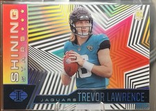 2021 panini shining stars Trevor Lawrence rookie card /50