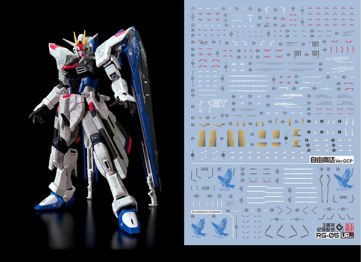 for RG Freedom Gundam 3rd Anniv Shanghai Base Ver.GCP Waterslide