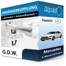 Für Mercedes C-Klasse Limousine 21 - jetzt G.D.W. Anhängerkupplung abnehmbar neu