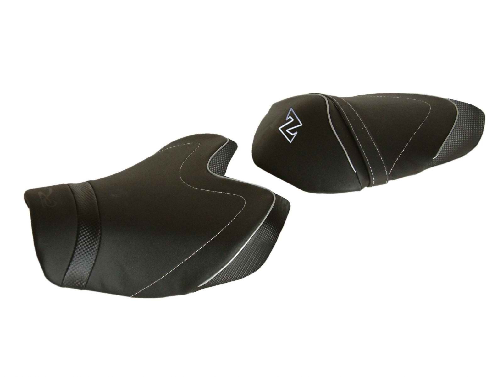 Housse de siège Kawasaki Z750 cuir synthétique revêtement de selle 2007-2013