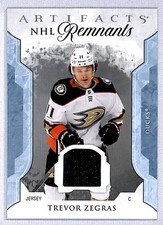 2023-24 UD Artifacts NHL Remnants Trevor Zegras Jersey #NR-TZ Anaheim Ducks