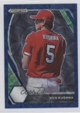 2021 Panini Prizm Draft Picks Navy Blue Kaleidoscope 8/15 Ben Kudrna #PDP43 uk2