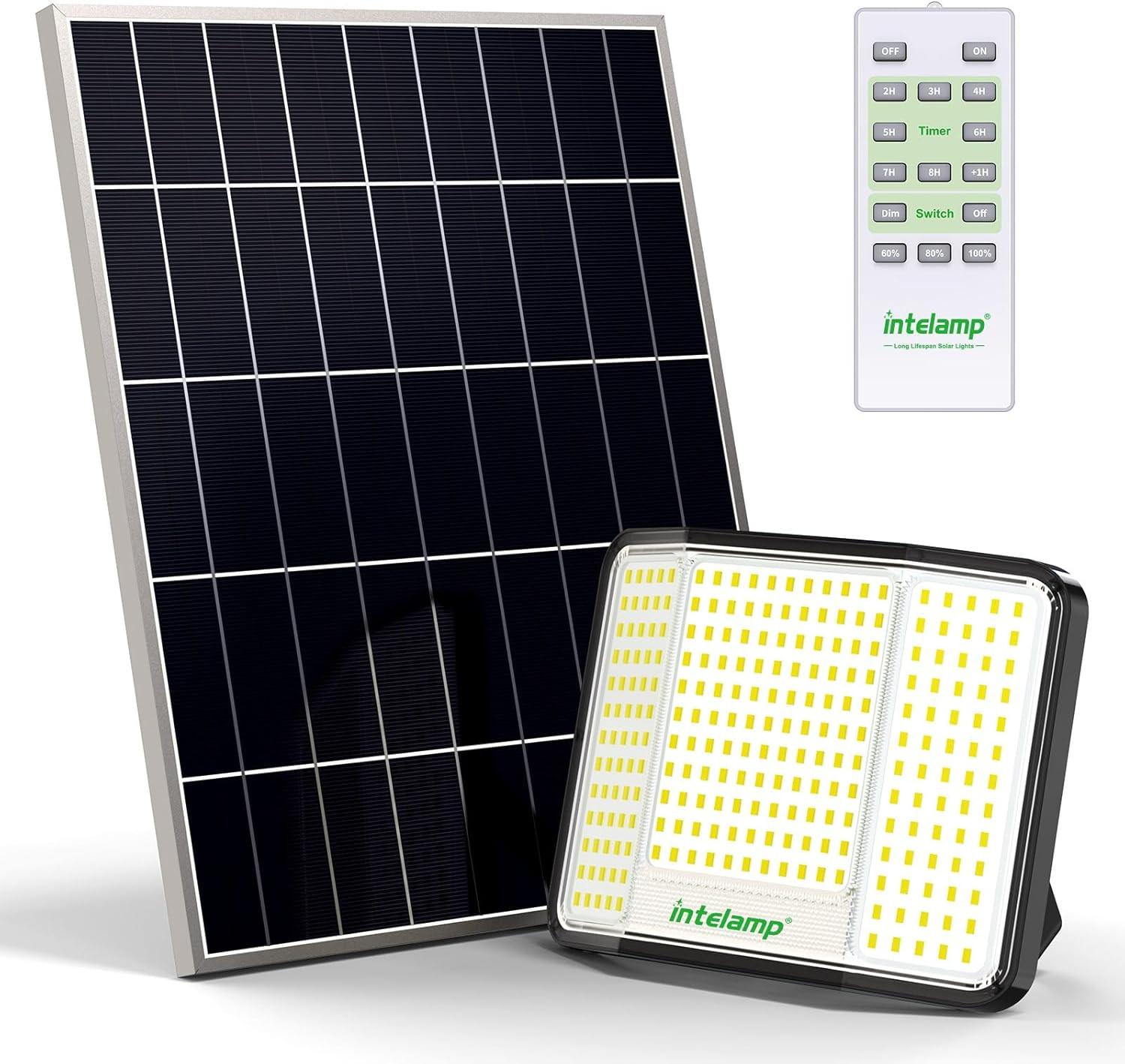 Faro LED Esterno Solare 2000LM Batteria 20000mAh 251 LED IP65