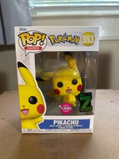 Funko Pop! Pokemon Pikachu Flocked 553 Zavvi Exclusive New