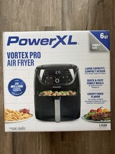 NEW PowerXL AF-E6001-L 6-Qt Digital Vortex Air Fryer With 10 Quick-Touch Presets