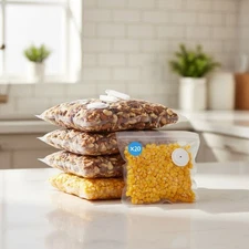 30 Vacuum Seal Bags Set - Durable & Leak-Resistant for All Food Storage Needs