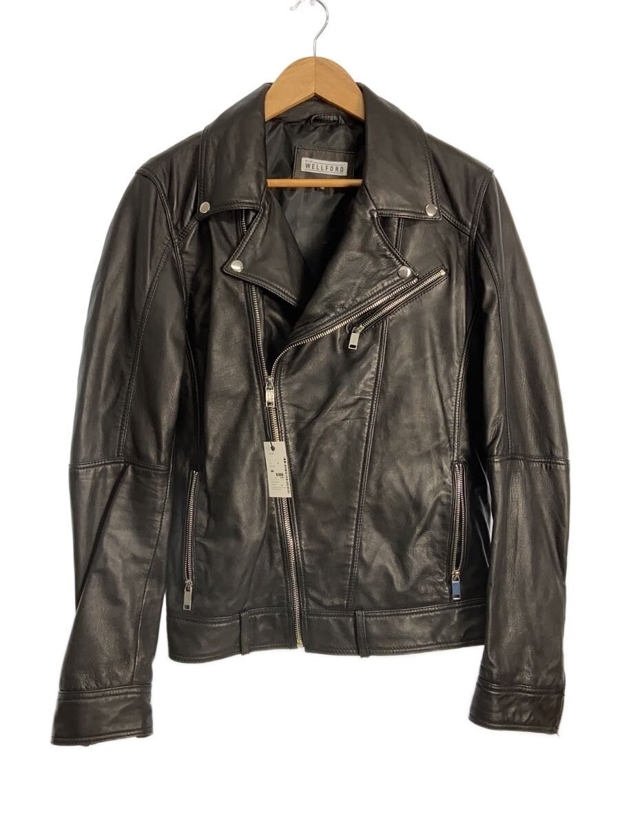 Bluewellford/Double Riders Jacket/M/Leather/Blk 3568 3568