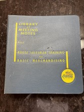 Vintage Coca-Cola Route Salesman Training On Basic Merchandise Library Of Notes