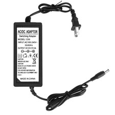 12V 5A Power Supply, AC DC Adapter, Converter 100-240V to 12 Volt 5 Amp Trans...
