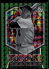 2021 Panini Mosaic #V7 Duke Snider Vintage Green