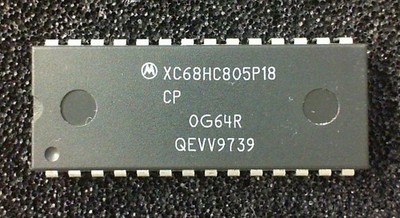 Motorola XC68HC805P18CP ( MC68HC805P18CP ) , NOS Neu,  EEPROM, DIP28, Rarität.