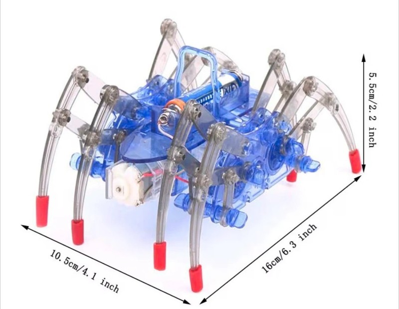STEM Spider Robot Toy Kit DIY Educational Science Project Kids Building Gift 6+