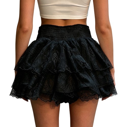Womens Coquette Bloomers Photoshoot Skort Lolita Skirted Shorts Vintage Casual - Picture 5 of 32