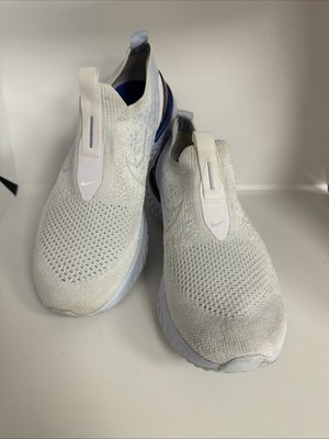 Nike Women Epic Phantom React Flyknit BV0415-101 Blue Running Shoes Size 7.5