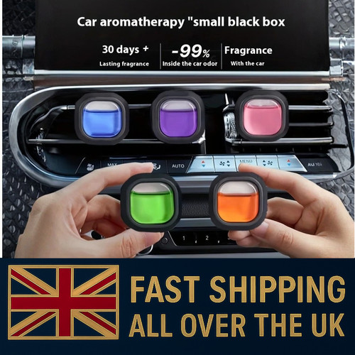 1/5pcs Car Air Freshener Vent Clip Long Lasting Fragrance Essential Oil Scent UK