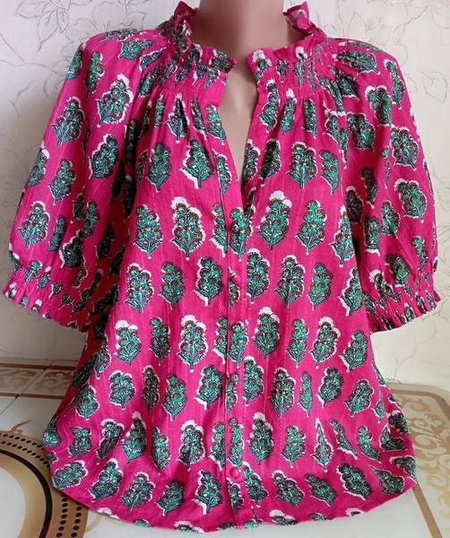 Women Boden Shirt Pink Cotton 40 / L / 48 #8E3F