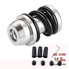 Car Gear Shift Knob Aluminum Alloy Spring Gear Shifter Stick Head With M8 M10