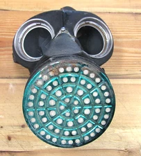 British WW2 Civilian Gas Mask Marked B4/42 Original Authentic Used 1942 No.4 Old