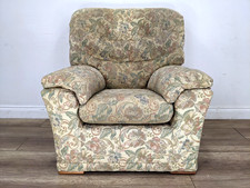 ARMCHAIR G Plan Malvern Floral Removable Zip-On Cushions FREE DELIVERY