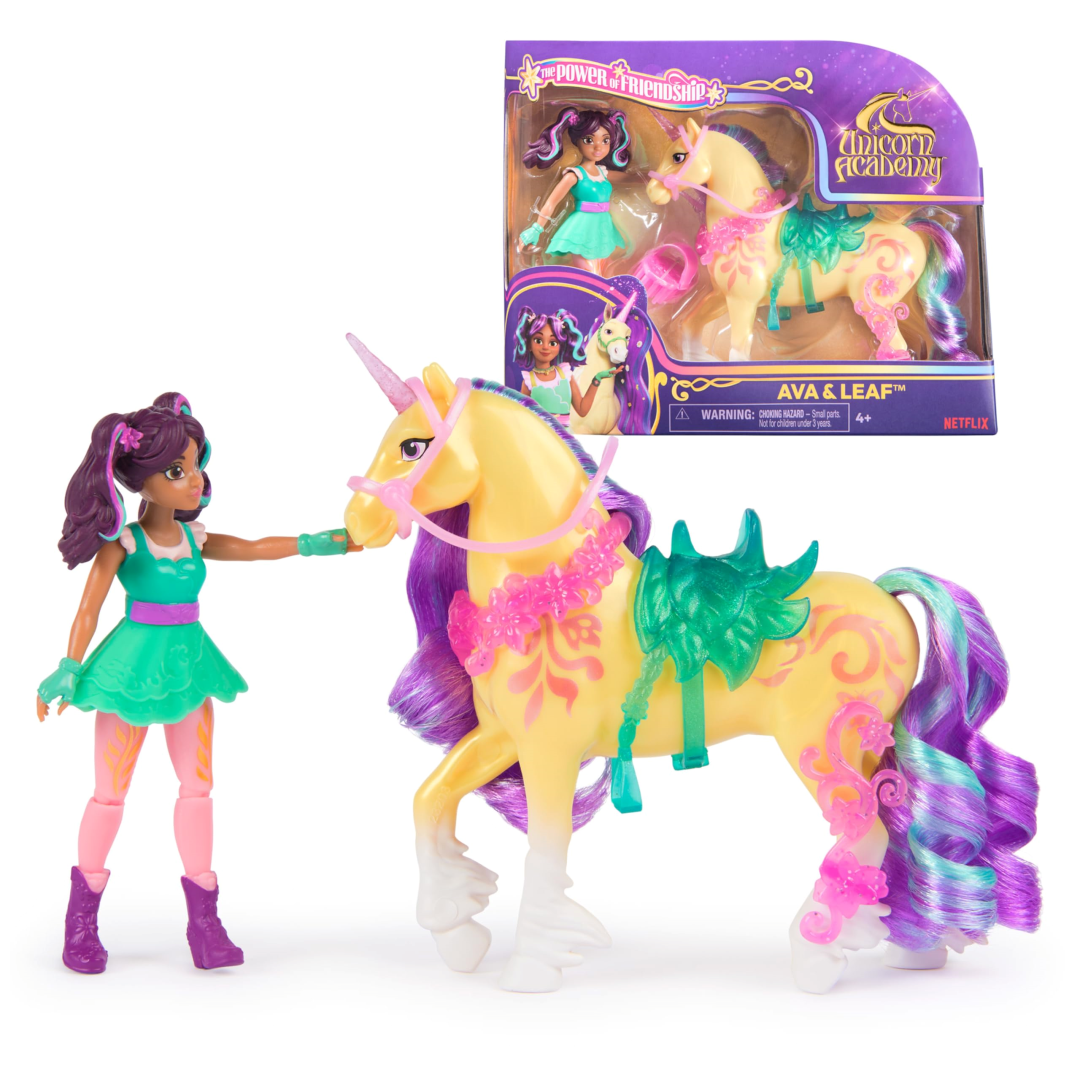 Unicorn Academy Ava and Leaf Figure Set