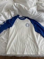 Chrome Hearts baseball long sleeve in white and blue