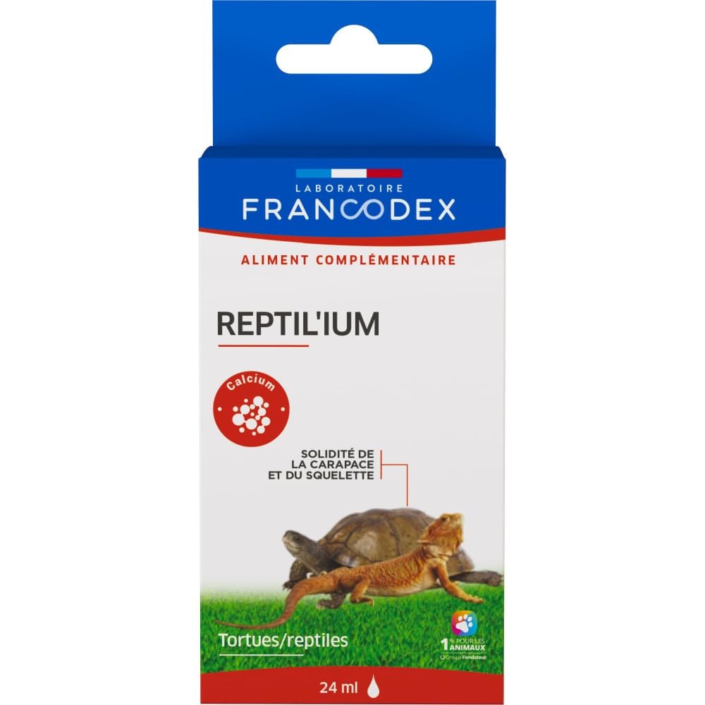 Tortue Cal - 24 ML corrige les carences alimentaires du reptile