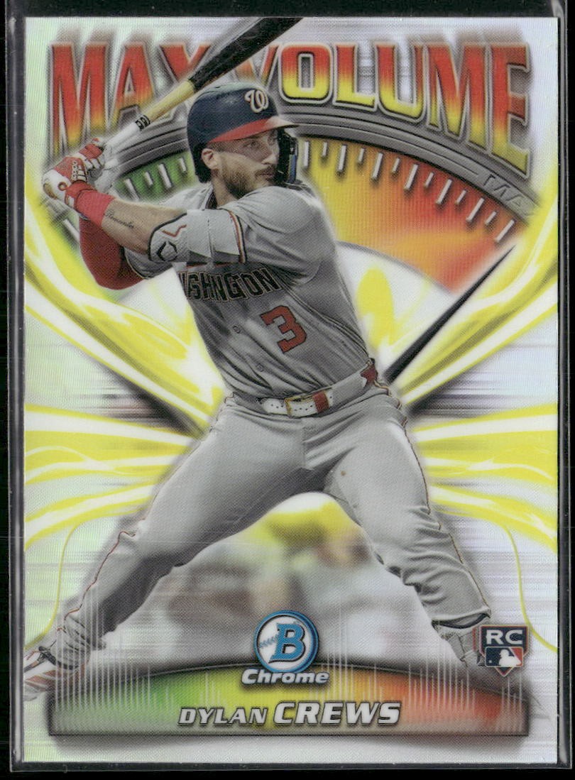 2025 Bowman Chrome #MV-9 Dylan Crews Max Volume