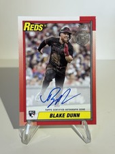 2025 Topps Update Blake Dunn Rookie Auto 1990 Topps #90A-BD Reds RC SP