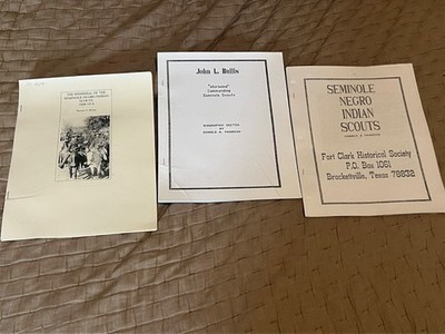 A Rare Collection of Three Black Indigenous Seminole Indian Publications