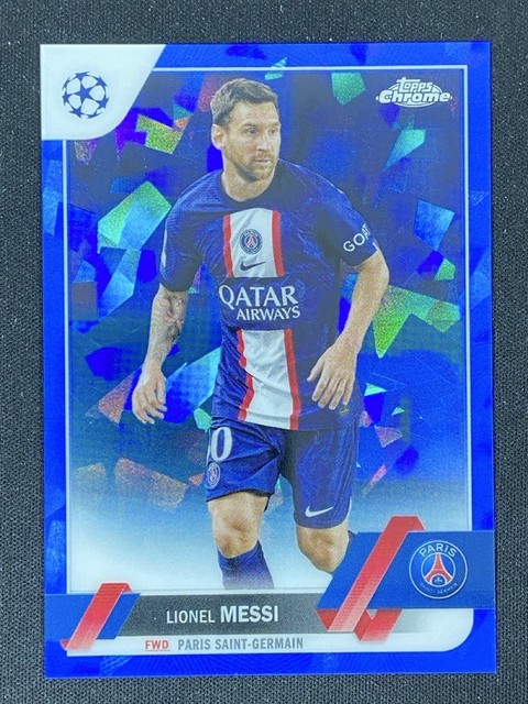 Lionel Messi 2022-23 Topps Chrome Sapphire UCL Base #1 -CT3