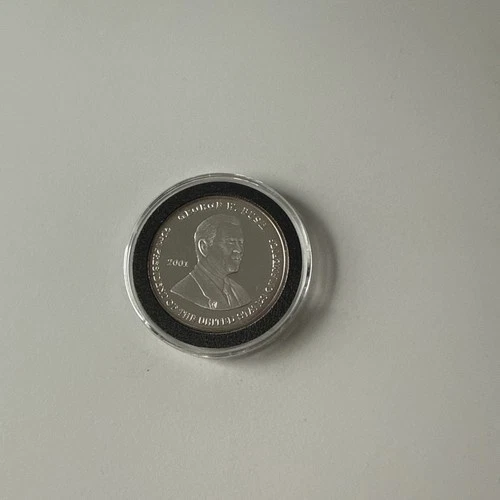 1 oz .999 Silver Round - George W Bush and Al Gore 43rd Presidents 2001