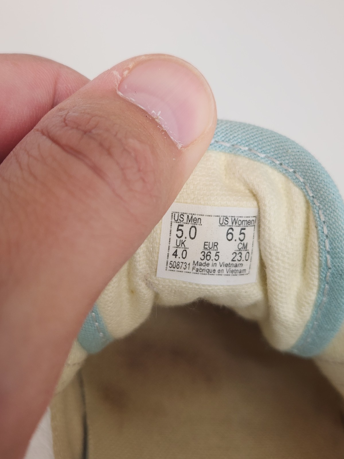 Vans Old Skool Shoes Unisex Men 5 Women 6.5 Multicolor Canvas Skate Sneakers thumbnail 9