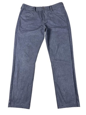 Rhone Pants Mens 33 Blue Slim Straight Performance Stretch Casual FA20 100347