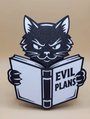 Evil Cat Plans Trailer Hitch Cover 3d Printed Fits 2  Receivers