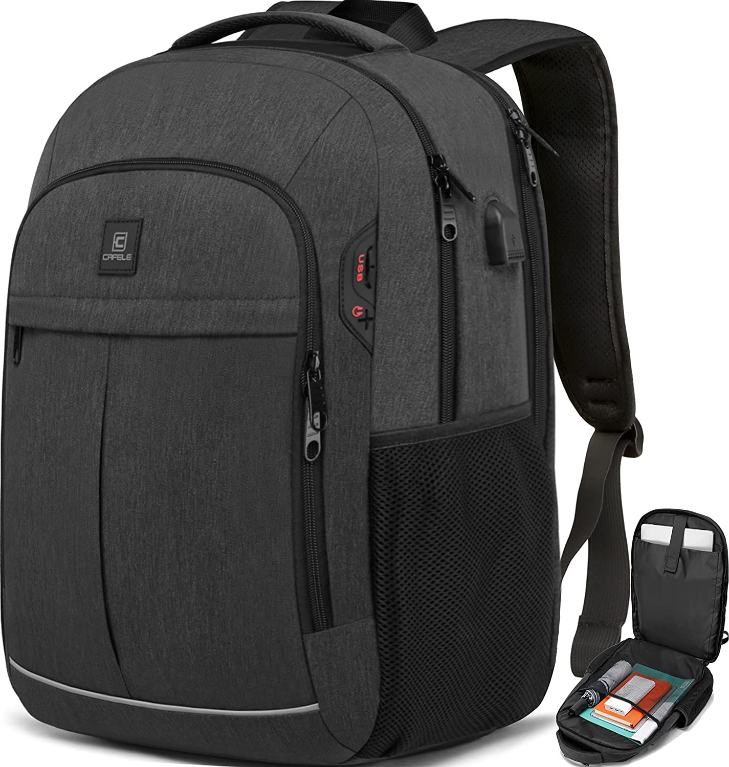 17.3 Inch Laptop Backpack, School Backpack,Large TSA Travel 