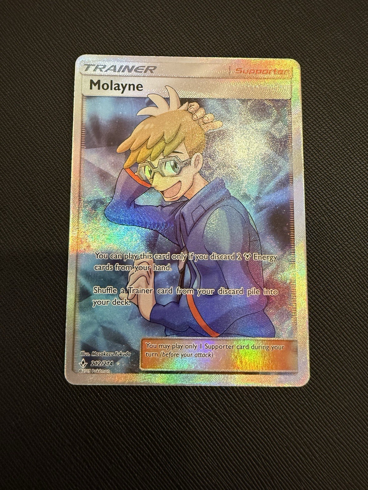 Molayne - 212/214 - Pokemon Unbroken Bonds Sun & Moon Full Art Rare Card NM