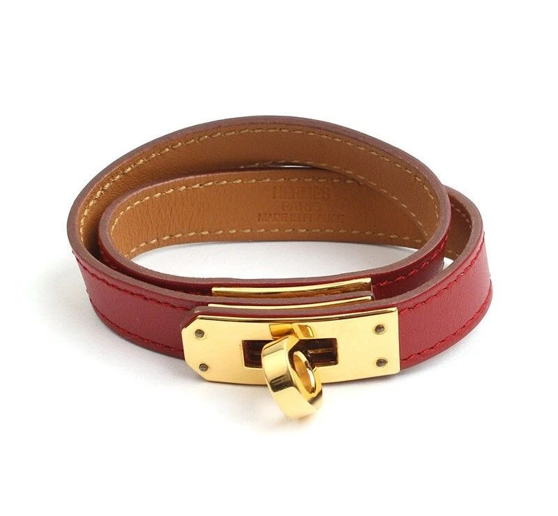 HERMÈS Bracciale Hermes Rosso Kelly Incisione A 40156061