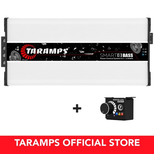Taramps Smart 8 Bass Amplifier - 0.5 ~2 Ohms 8000W RMS + Monitor Level Remote - Picture 1 of 11