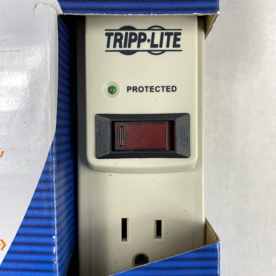 Tripp-Lite TLP404 4-Outlet 390J Surge Protector 4ft Power Strip - Image 4 of 4