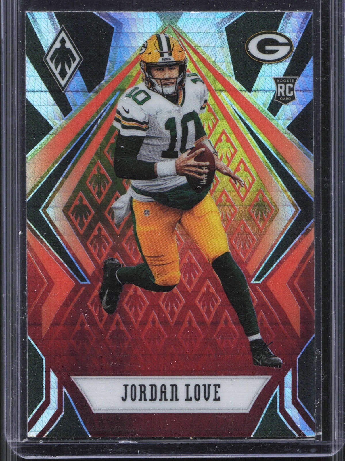 2020 Panini Phoenix Jordan Love #104 Rookie Fire Burst Prizm Packers (E)