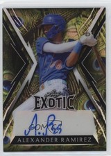 2023 Leaf Exotic Peacock Prismatic 5/8 Alexander Ramirez #BA-AR2 Auto v9t
