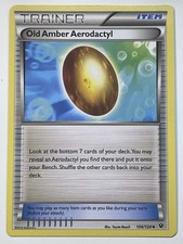 Old Amber Aerodactyl 106/124 Fates Collide Regular - Pokémon Card